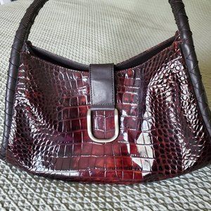Donald J Pliner handbag beautifully embossed leather